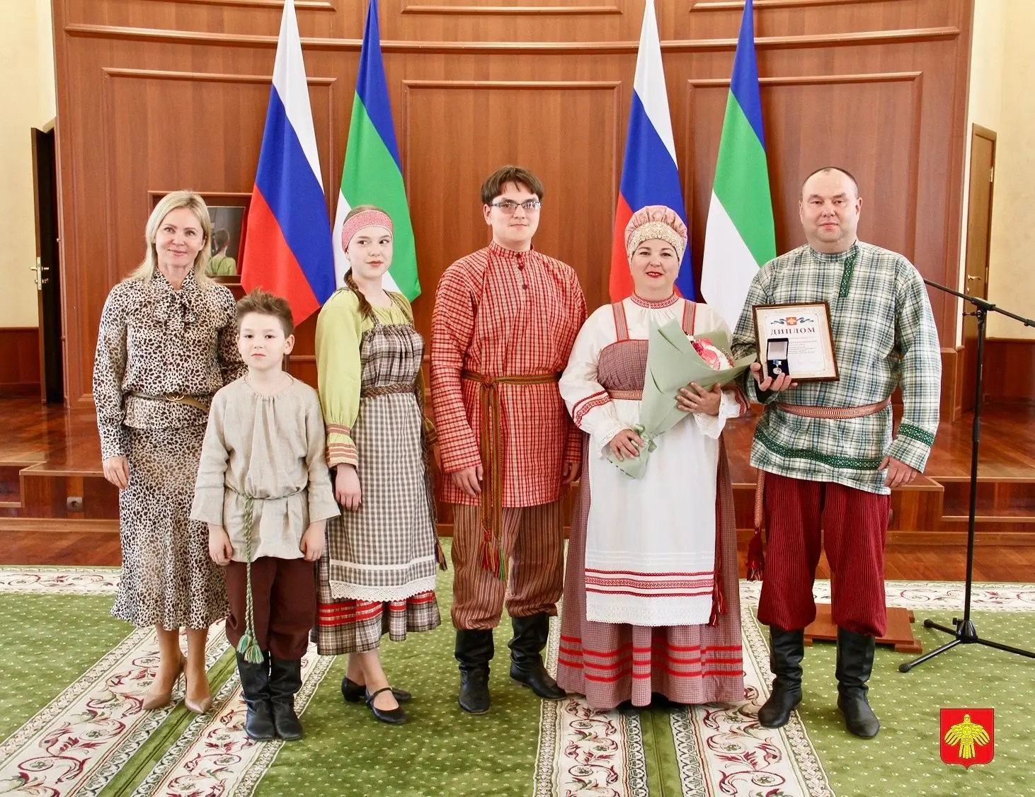 Многодетная семья Веретенниковых из Сысольского района – в числе победителей Всероссийского конкурса