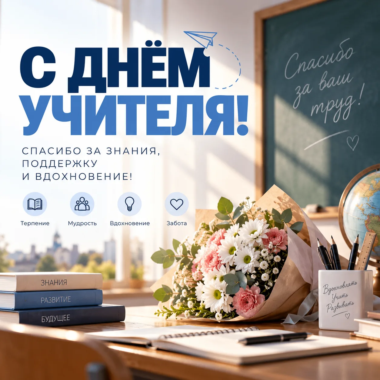 📚 Сегодня мы поздравляем с Днём учителя всех педагогов!