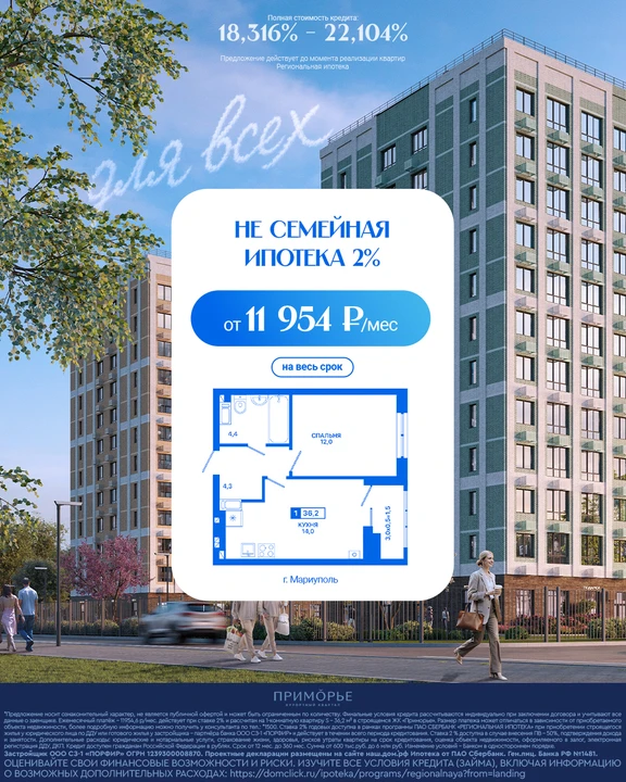 🏗️ В Мариуполе стартовали продажи нового ЖК у моря