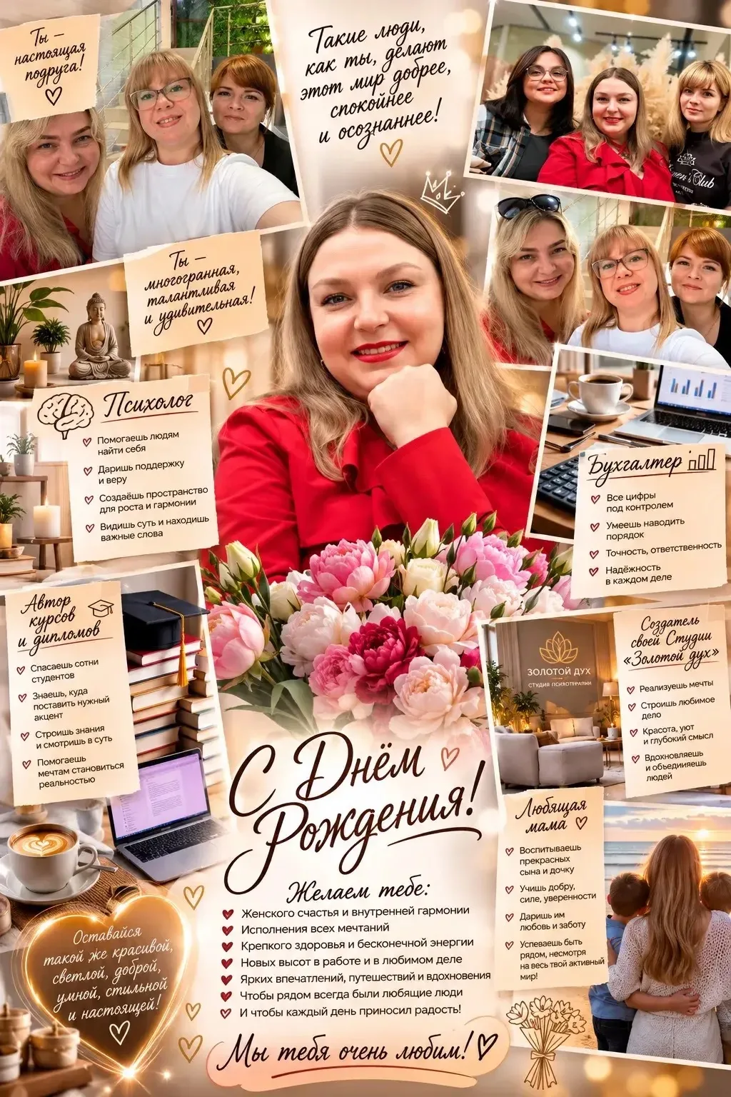 Первыми сегодня в 00.00 поздравили девочки одногруппницы 😍 22 года дружбы 🫶