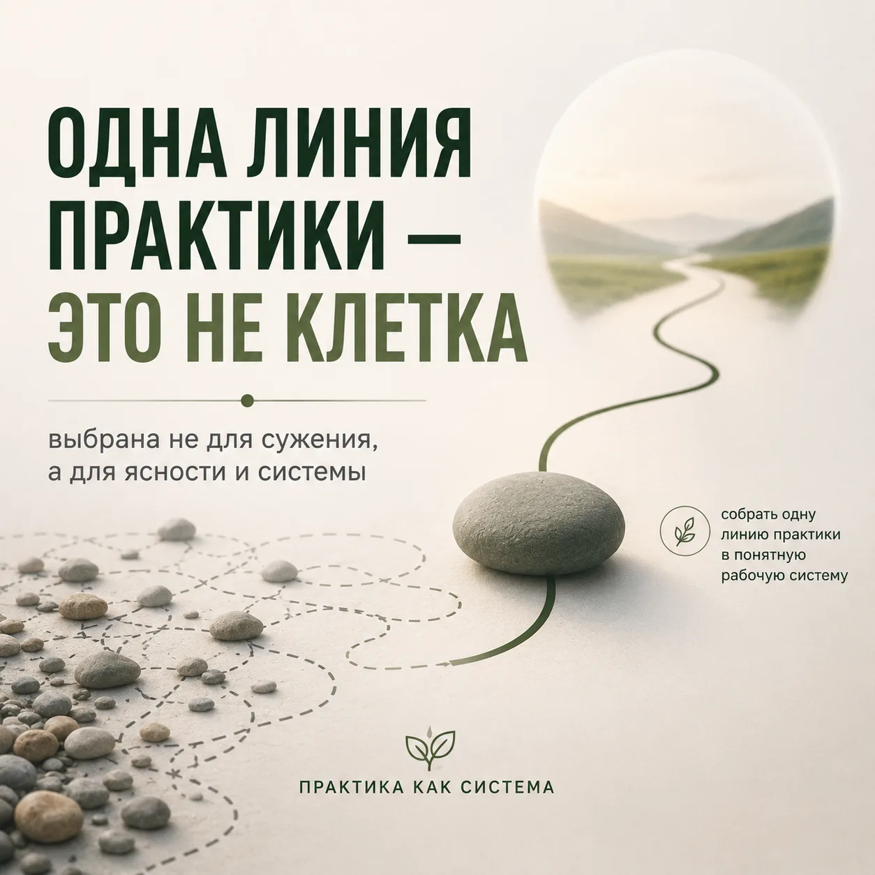 Одна линия практики — это не клетка.
Многие специалисты настораживаются, когда слышат: выберите одну