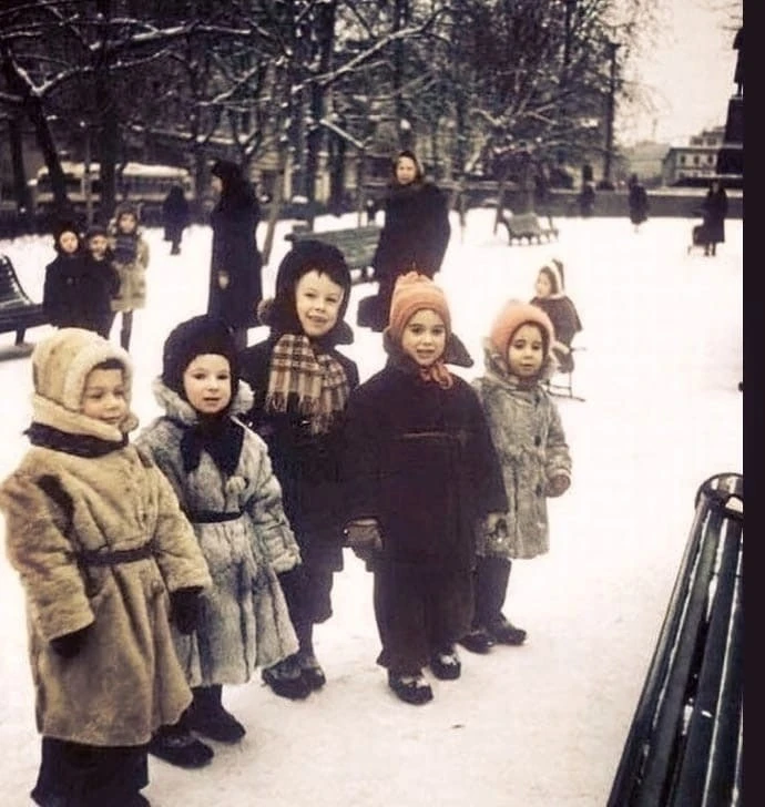 Такой была классика советской зимней моды! 🤭