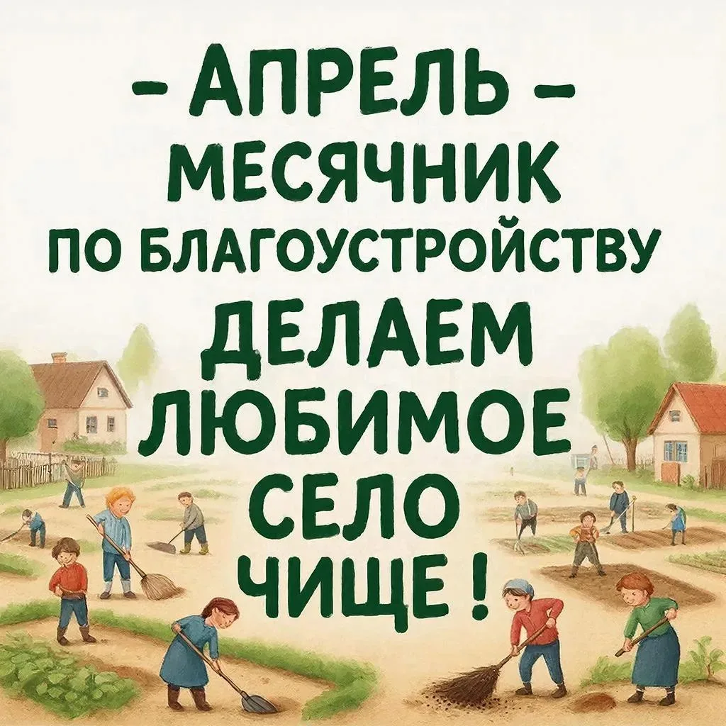 С 1 апреля на территории Вязноватовского сельского поселения стартует месячник по благо...