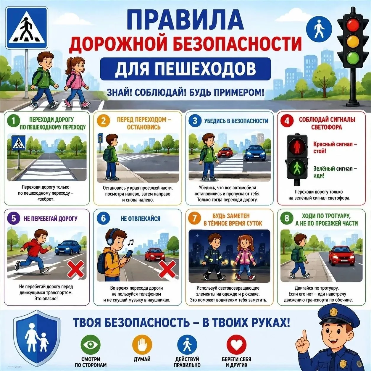 🚸 Безопасное лето: правила дорожного движения для детей и родителей 🚸