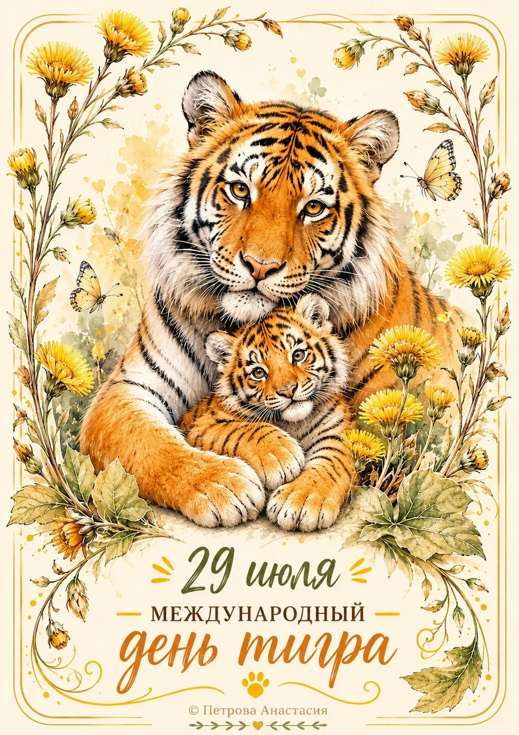 29 июля — МЕЖДУНАРОДНЫЙ ДЕНЬ ТИГРА!🐯

В группе «Солнышко» прошёл увлекательный тематический день, п