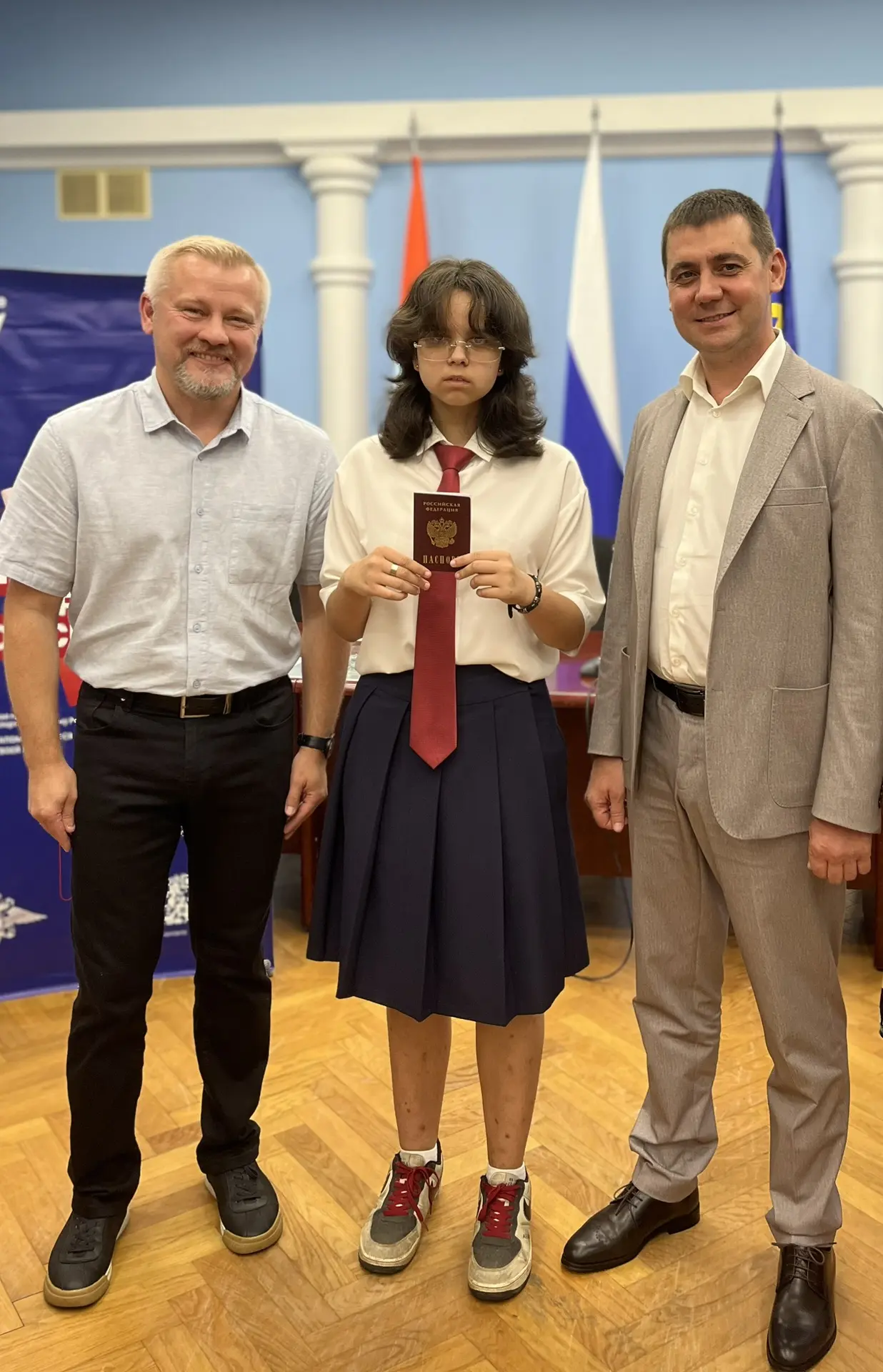🇷🇺 Торжественная церемония вручения паспортов.