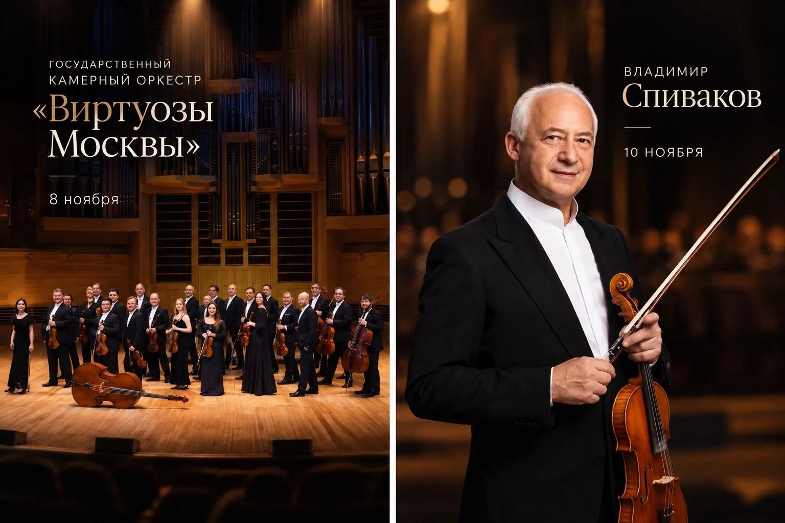 🎻 Два вечера с «Виртуозами Москвы»