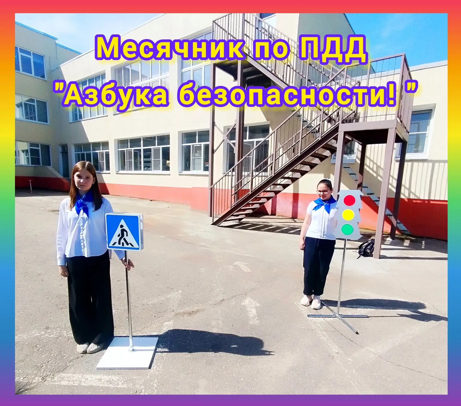 С 7 мая 2026 г. в МБОУ СШ 17 г. о. г. Арзамас стартовал месячник по ПДД "Азбука безопас...