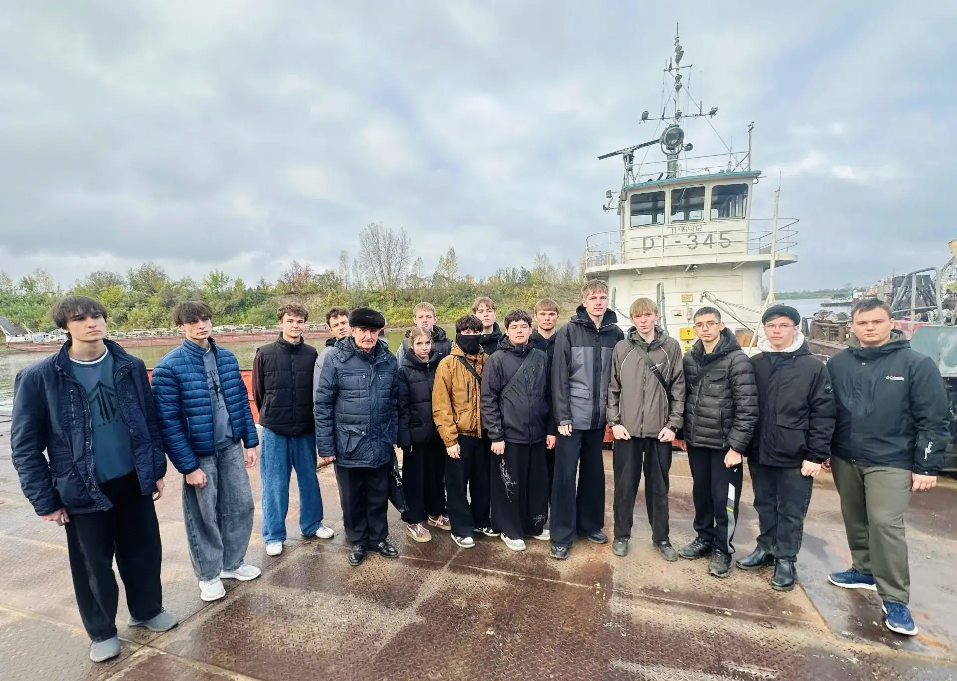 ⛵Для студентов нашего техникума проведена экскурсия в АО «Томская судоходная компания».