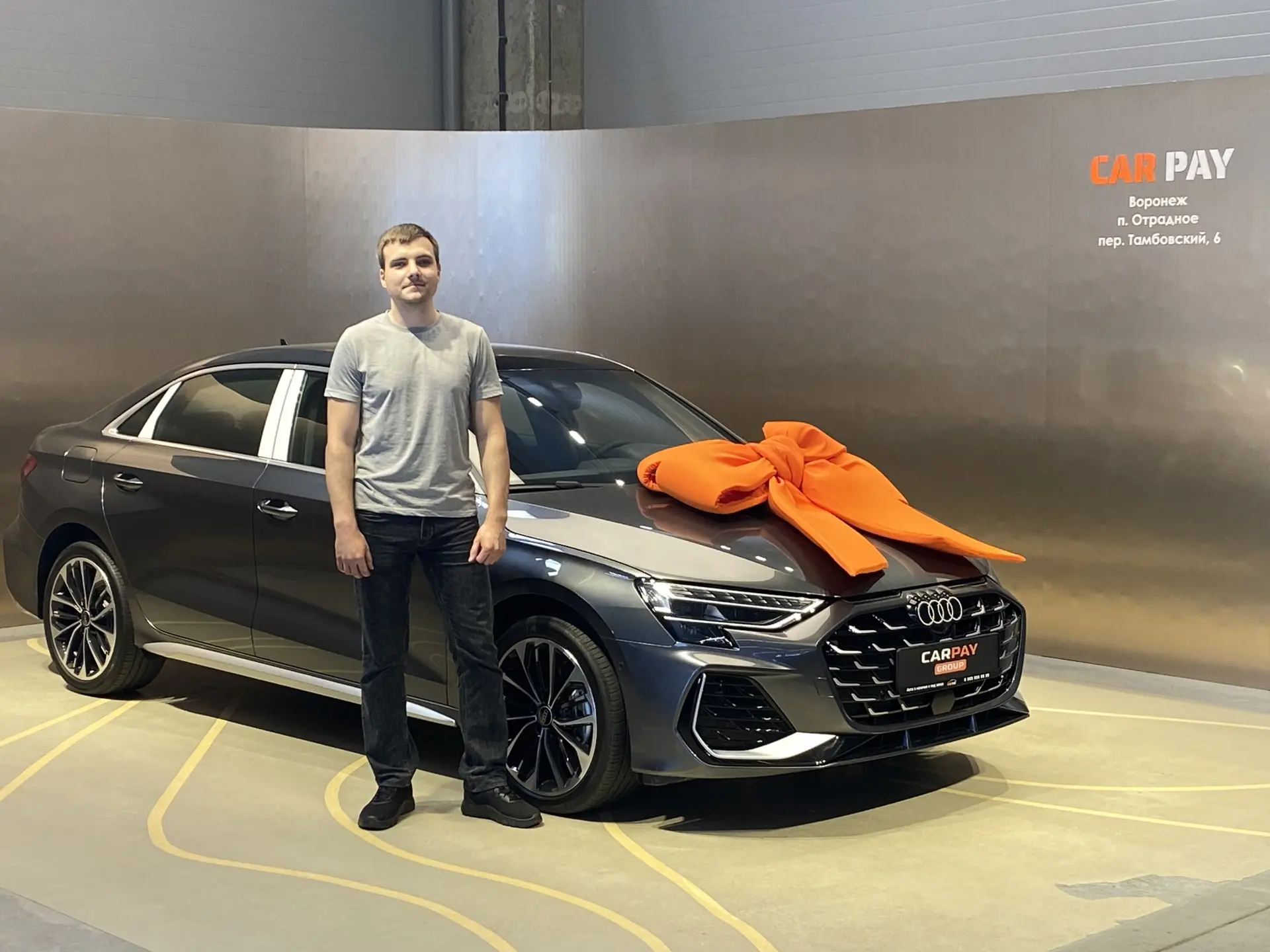 Вручили ключи от Audi A3 2026 года нашему довольному клиенту! 🔑