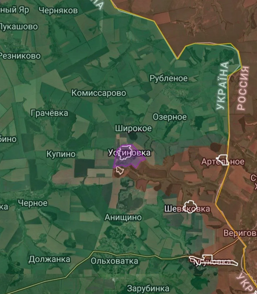 🇷🇺🔥🇺🇦 ВС РФ заняли Устиновку в Харьковской области.