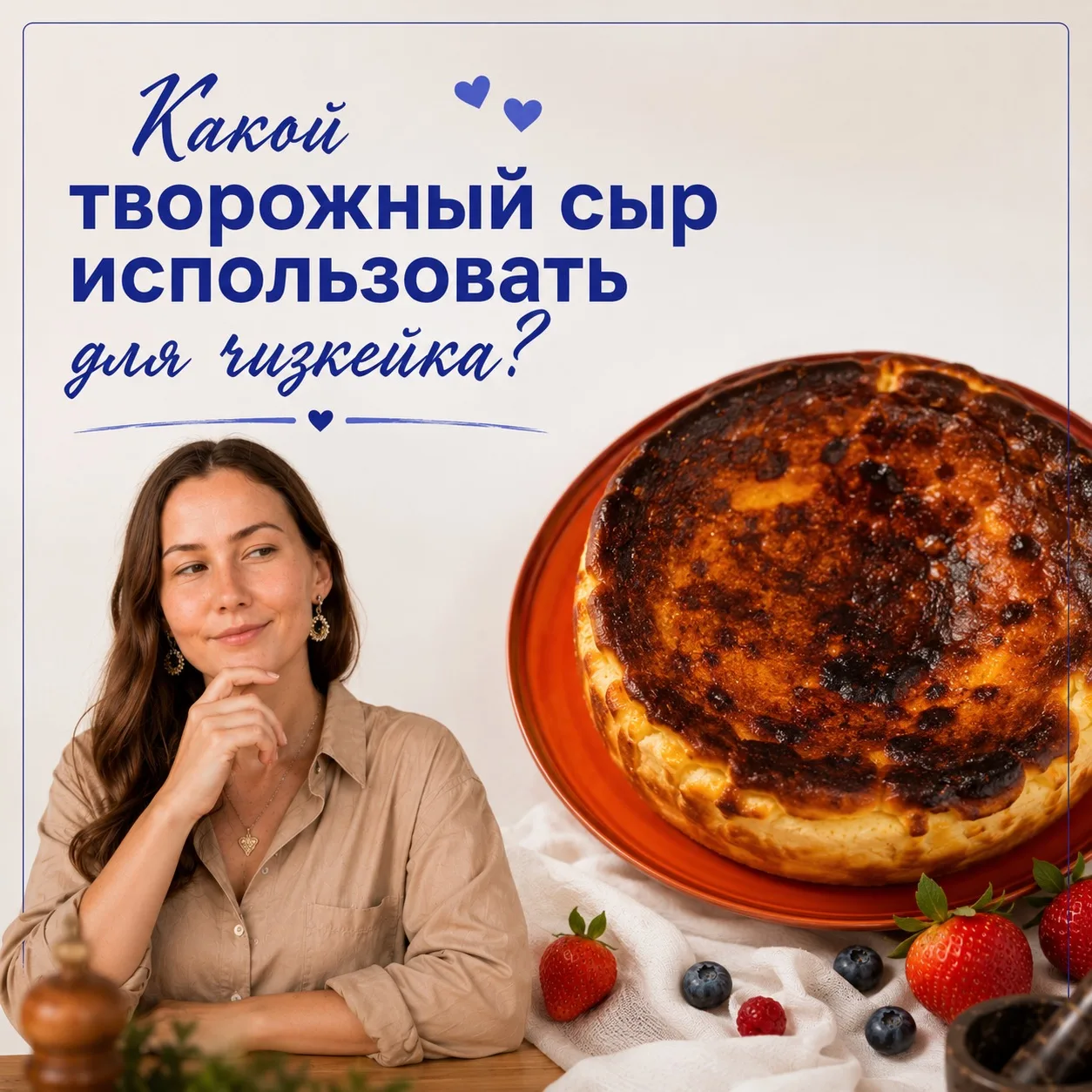 Вкус, текстура и даже внешний вид чизкейка напрямую зависят от того, какой творожный сы...