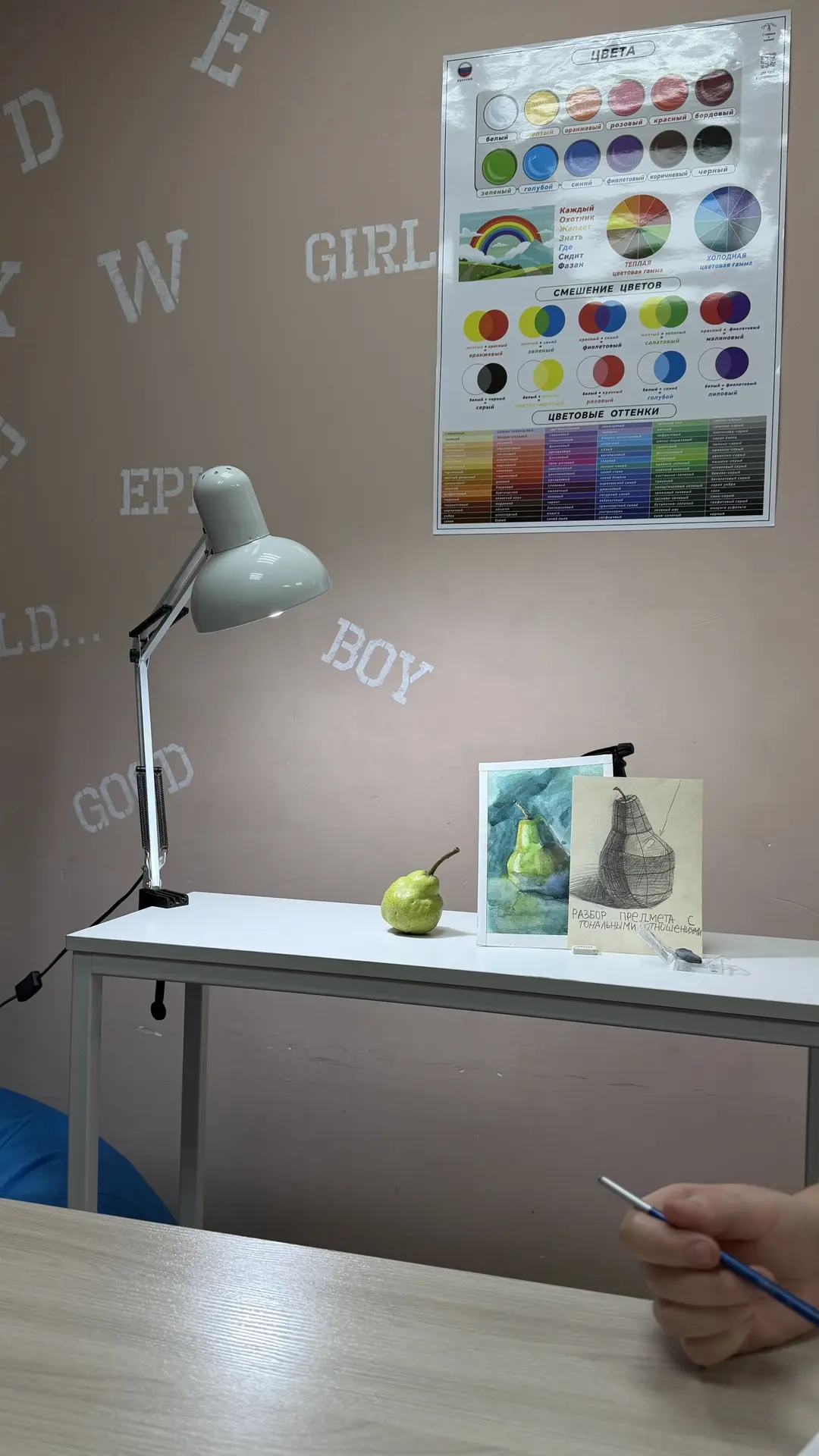 А наш день завершает продвинутая группа по живописи 🎨