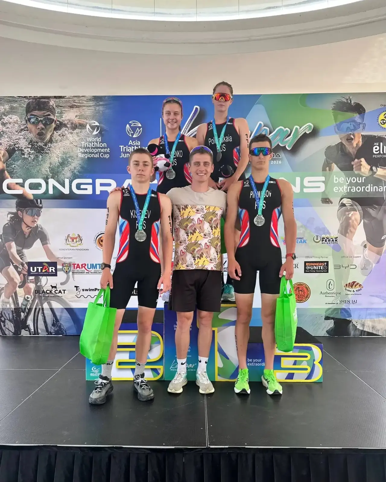 🏊‍♂️🚴‍♂️🏃‍♂️ Приморские триатлонисты успешно выступили на Юниорском Кубке Азии в Малайзии

13–14 
