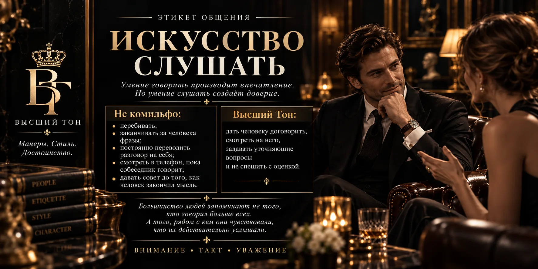 👂 ИСКУССТВО СЛУШАТЬ