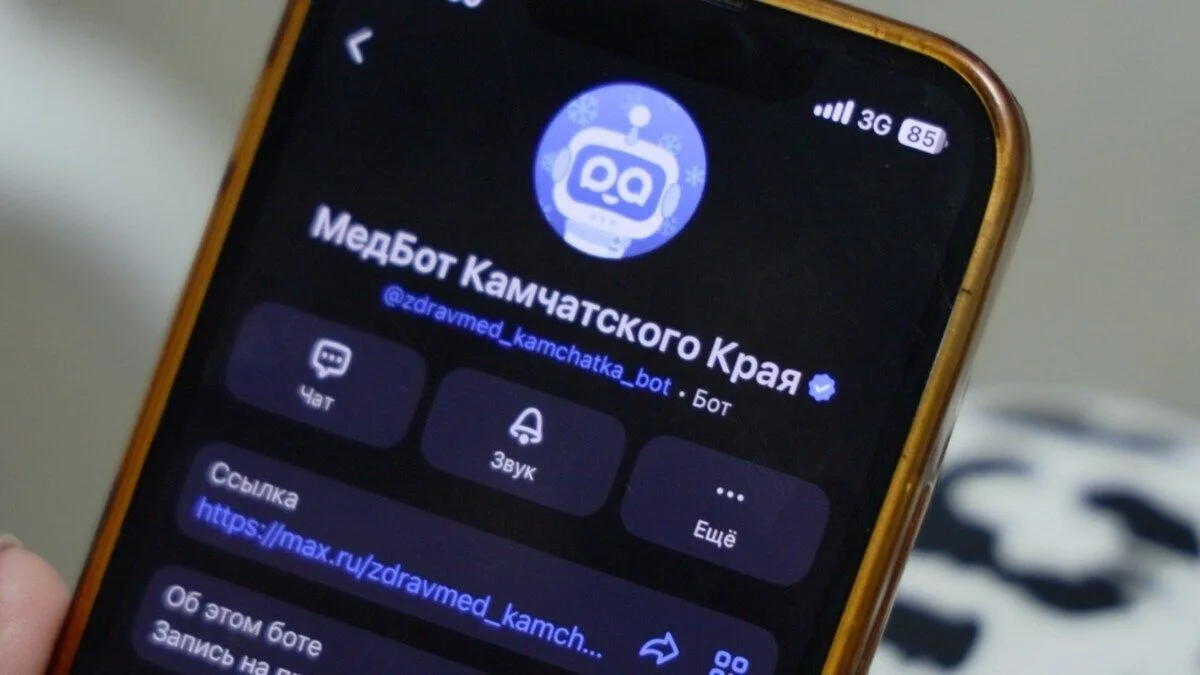 ✅На Камчатке работает медицинский чат-бот в мессенджере MAX
Сервис развивается в рамках федерального