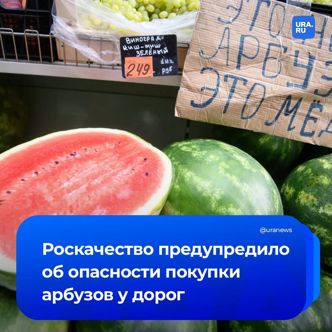 Арбуз, купленный у обочины, может вызвать кишечную инфекцию