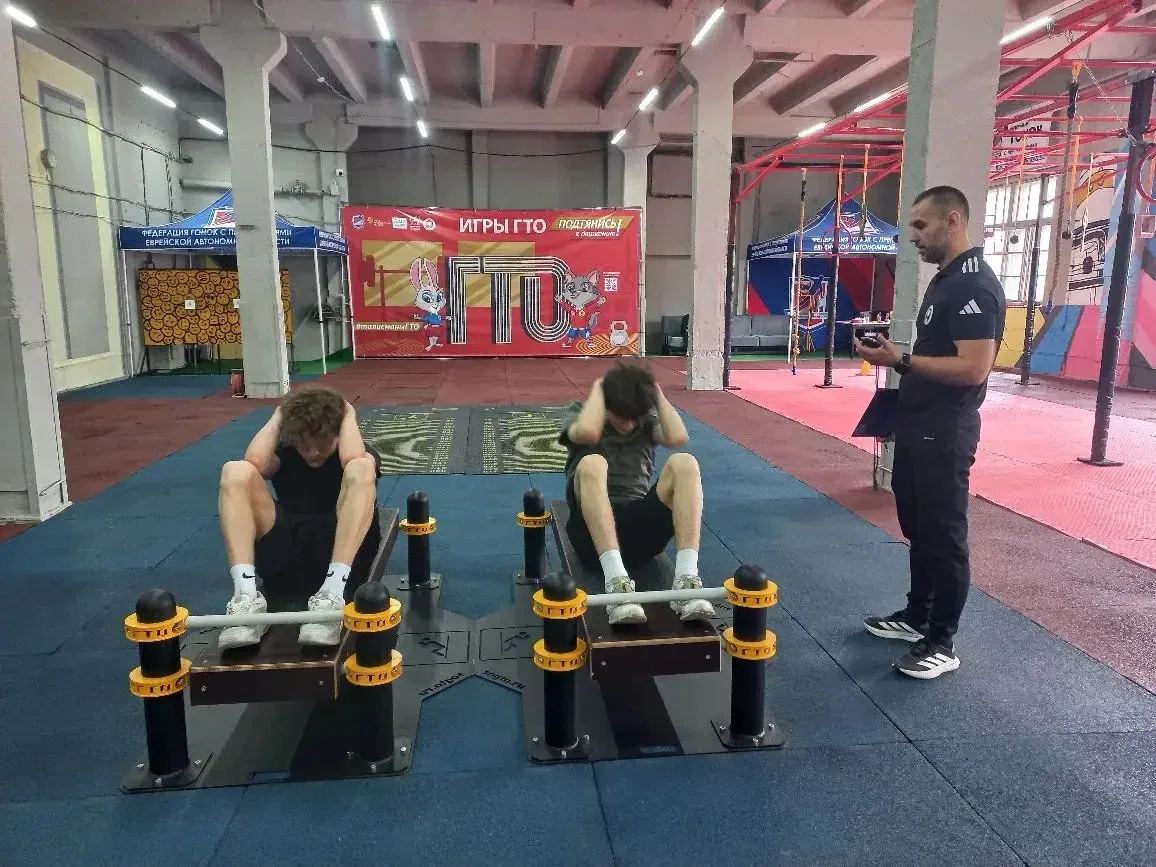 🏋️Лицеисты ПГУ им. Шолом-Алейхема сдали нормативы ГТО  Лицеисты Приамурского госуниверситета вместе 