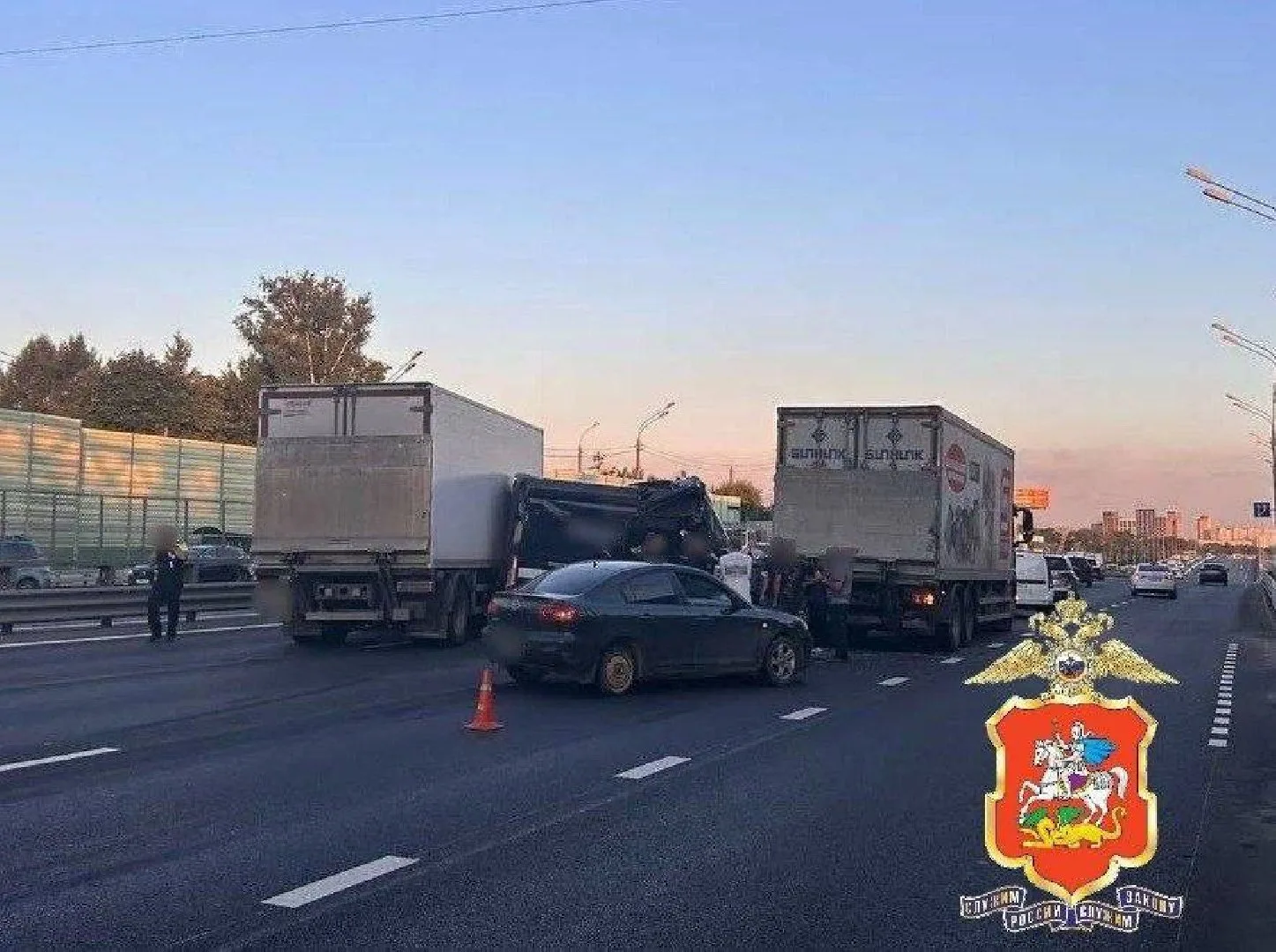 А вот что происходит, если не соблюдать ПДД. Мытищи.