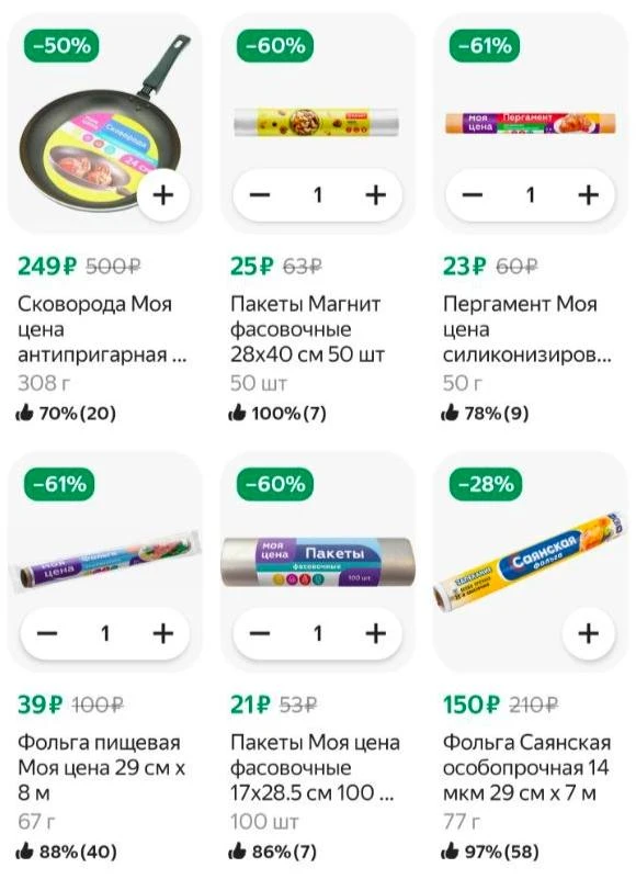 Яндекс Еда , магнит , проверяем раздел скидки и акции ‼️