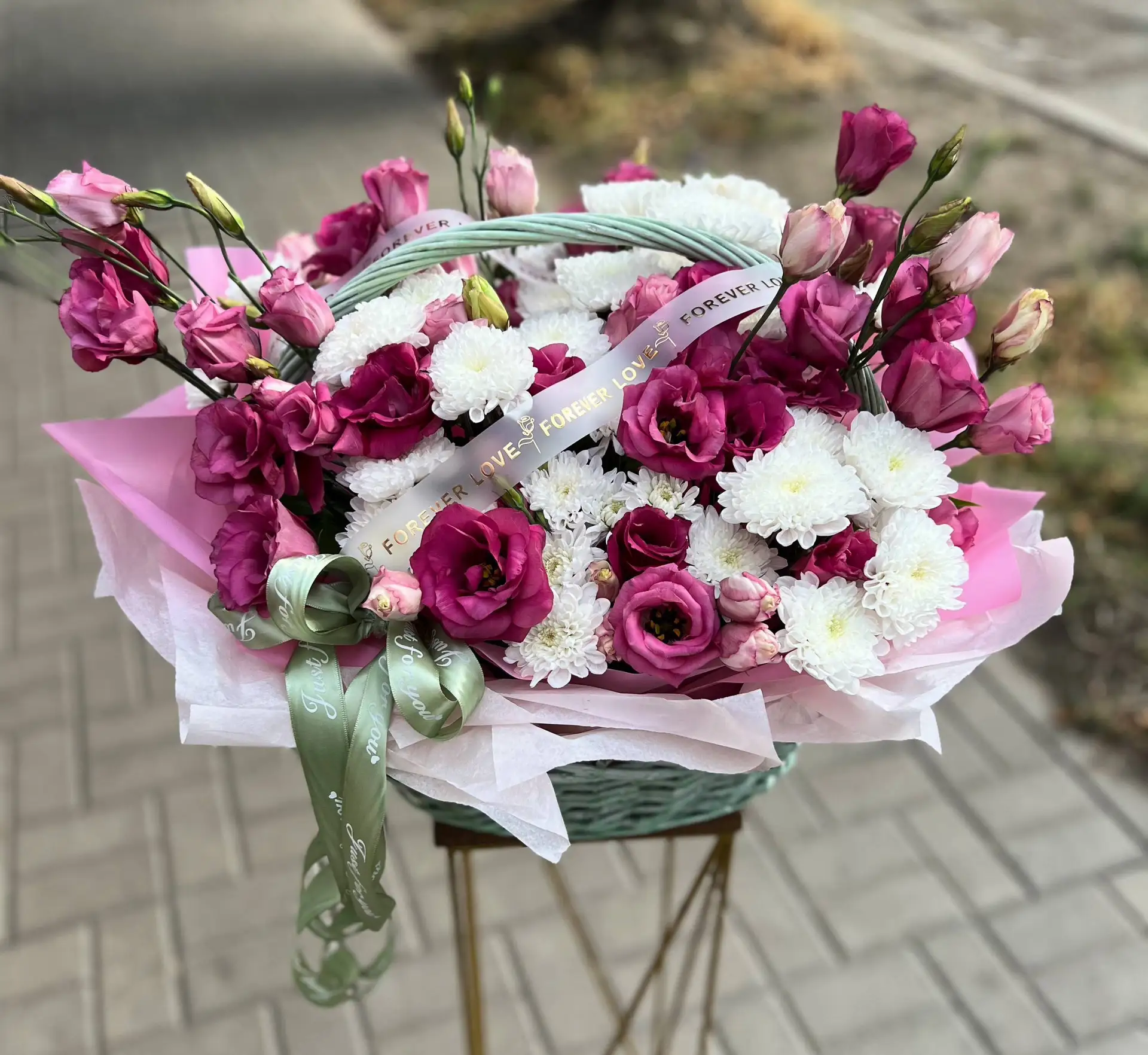 🩷🌸Композиция в корзине 🩷🌸