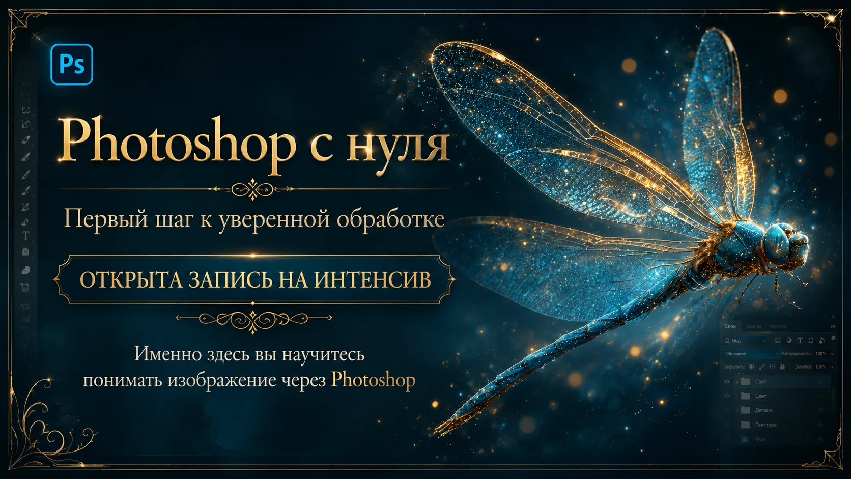 А если Photoshop можно изучать:
Не как бесконечный набор кнопок.
Не как сложную программу, где нужно
