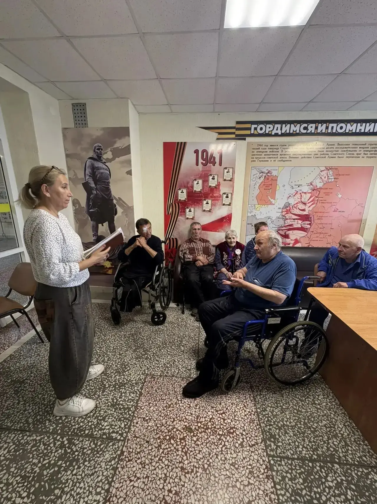 22 июня — День памяти и скорби. В Елабужском доме-интернате для престарелых и инвалидов прошла темат
