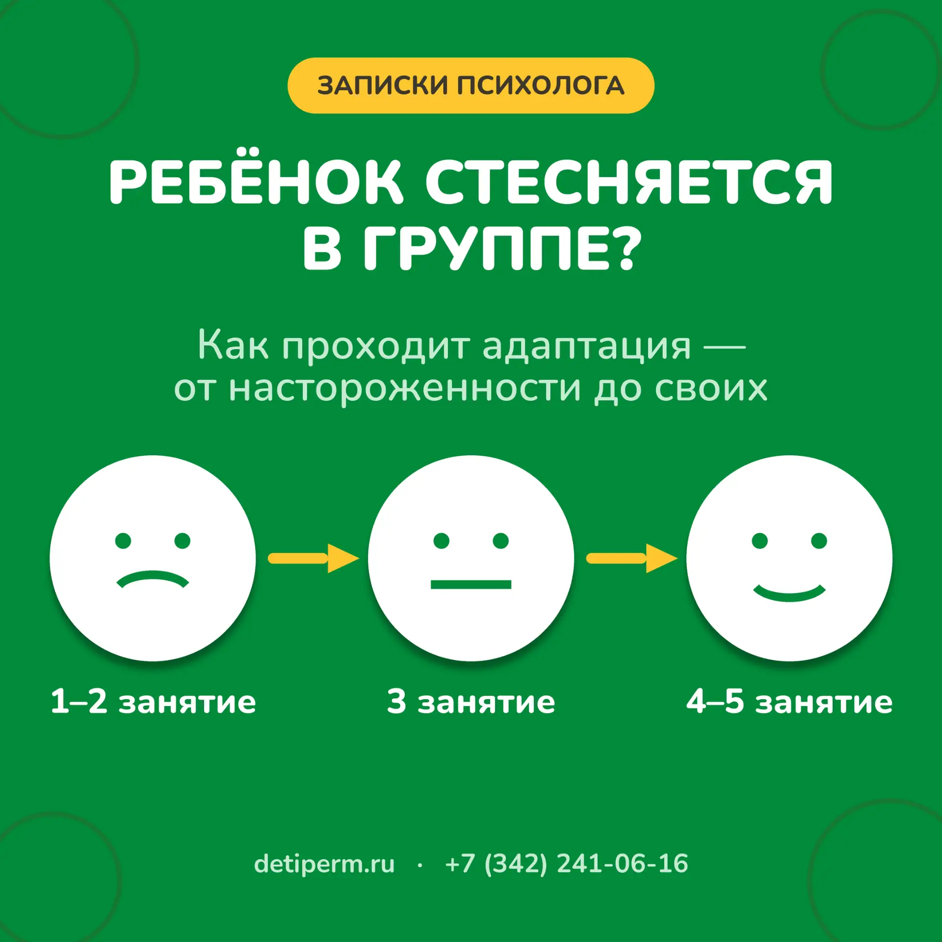 Ребёнок стесняется в группе: что происходит на самом деле
