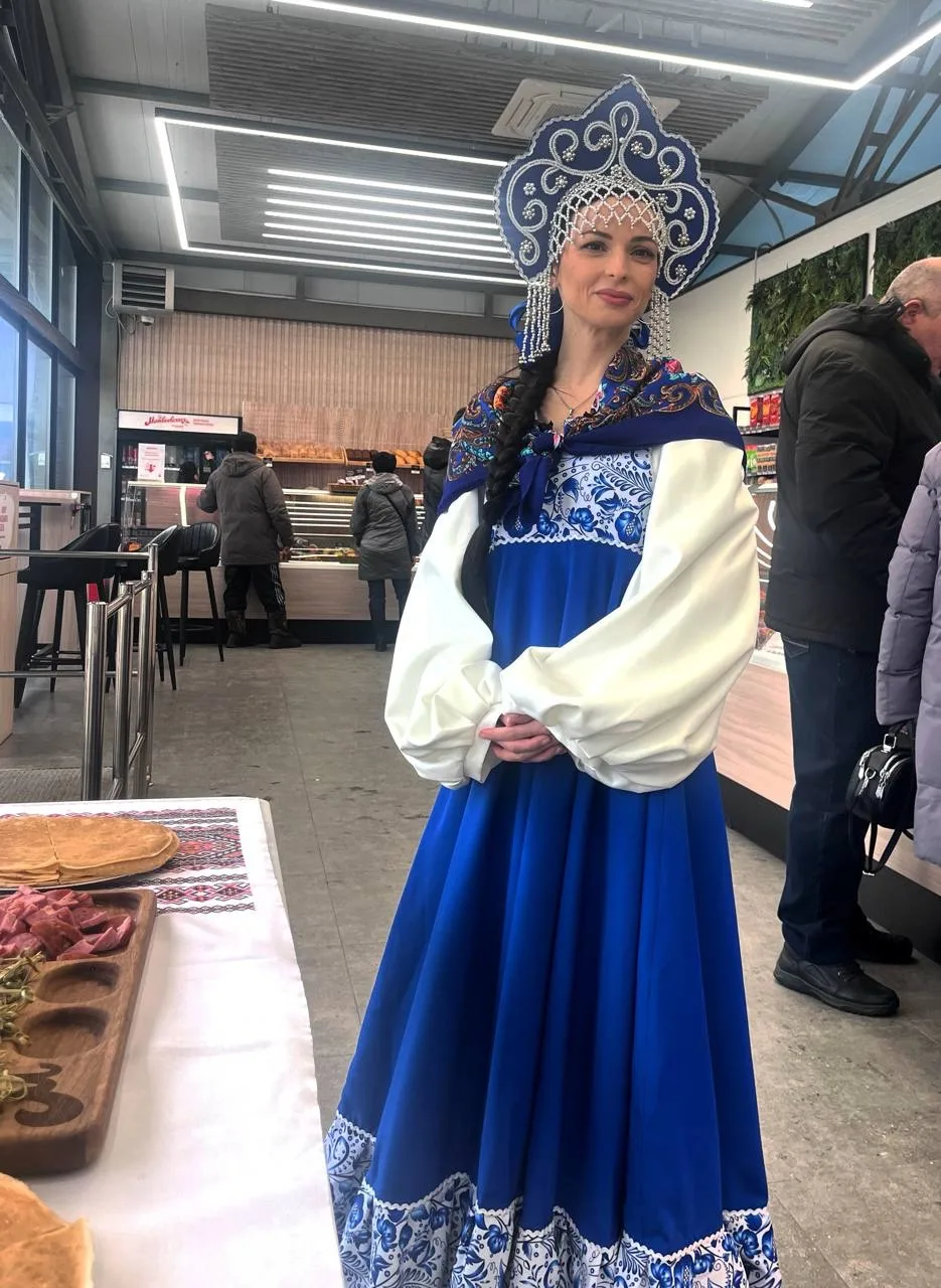 Русская красавица в Матвеевской традиции❤️