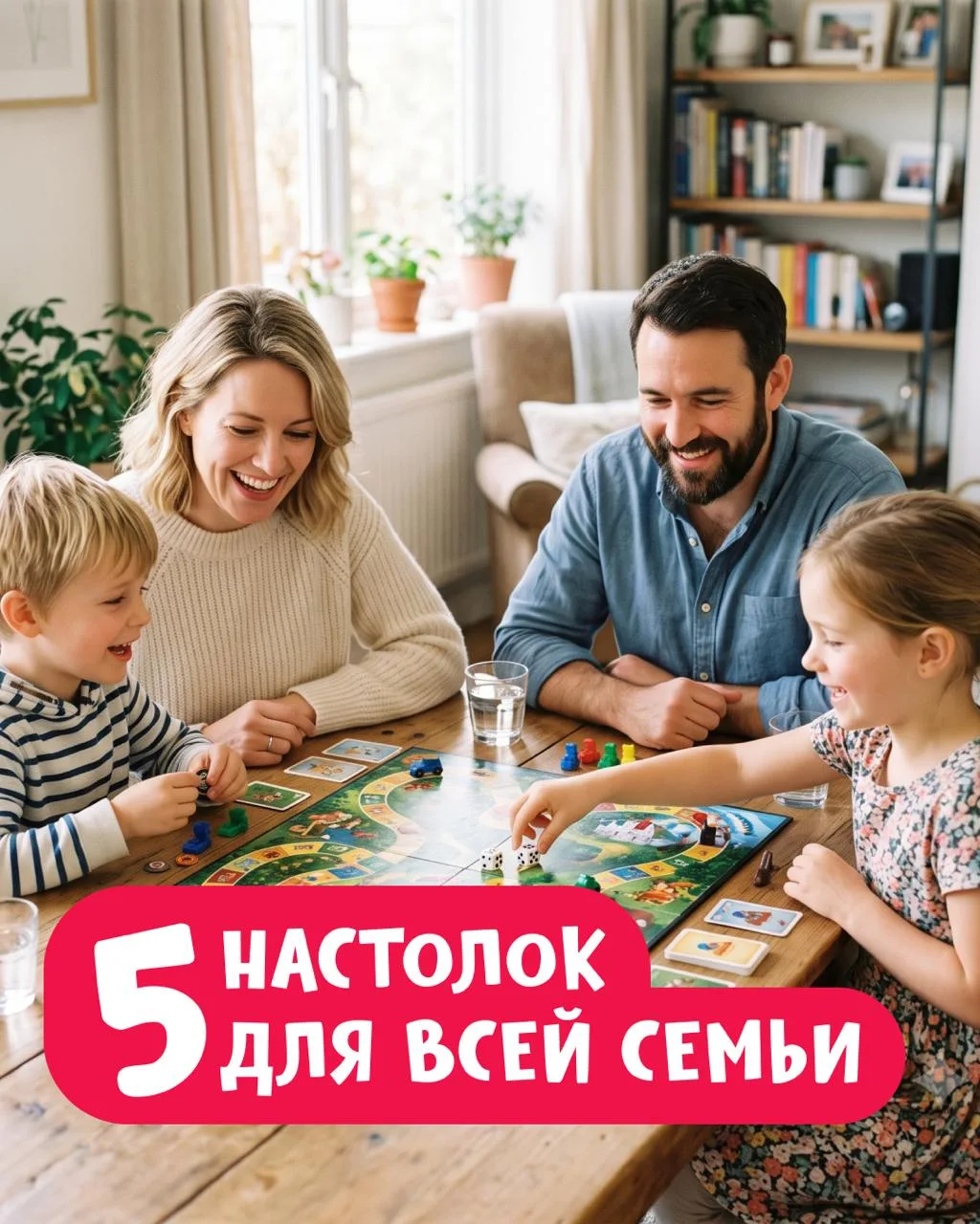 Сегодня — Всероссийский День семьи! В честь этого мы сделали подборку настольных игр, к...