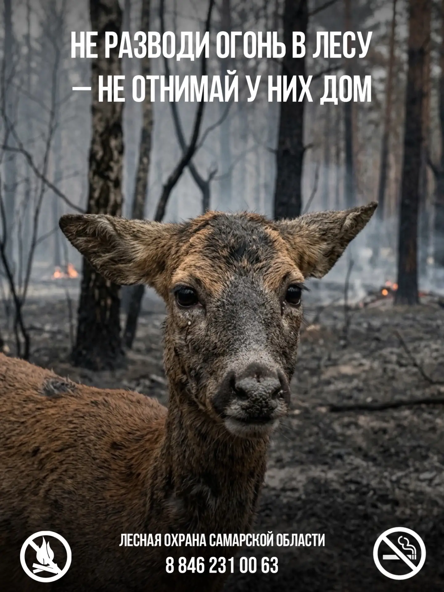 Искра от костра, оставленный мусор и даже маленький окурок могут стать причиной лесного...