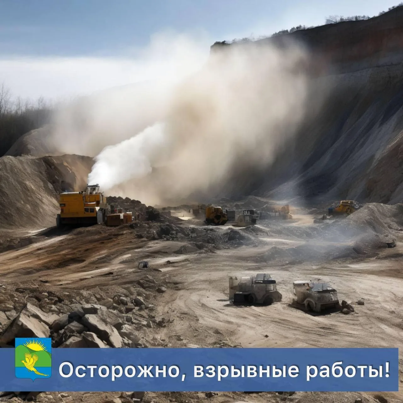 Комплекс ВМ информирует о проведении взрывных работ на территории Партизанского округа