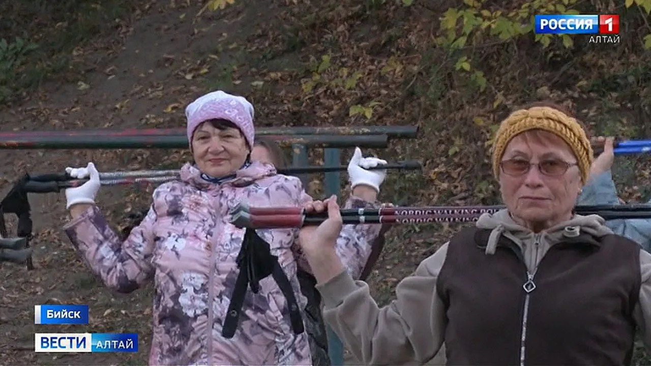 Северная ходьба в Бийске: как две палки помогают в здоровье