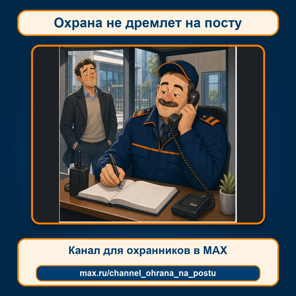 Охрана не дремлет на посту