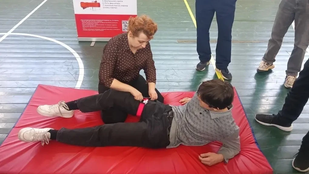 Оказание первой помощи — полезное умение! 🚑  Сотрудник компании ООО "Кадуцей" (эксклюзивный дистрибь