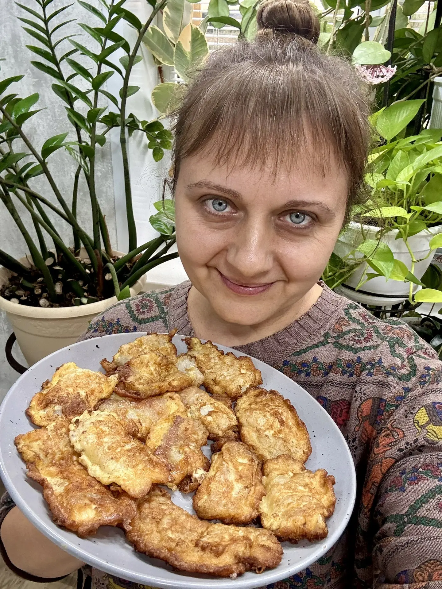 Картина маслом ,,Я и рыба’’😁✌️