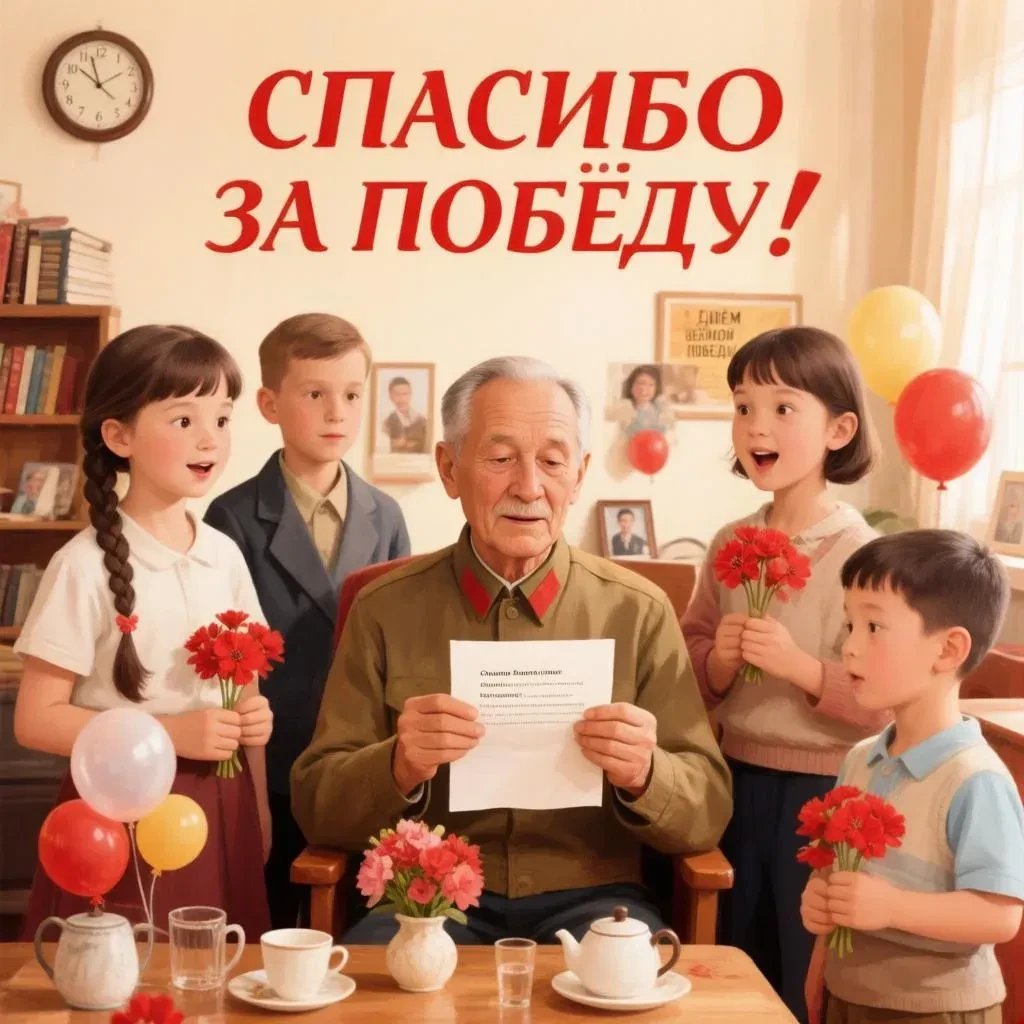 ✨ В преддверии 9 Мая учащиеся нашей школы навестили ветеранов на дому, чтобы лично позд...