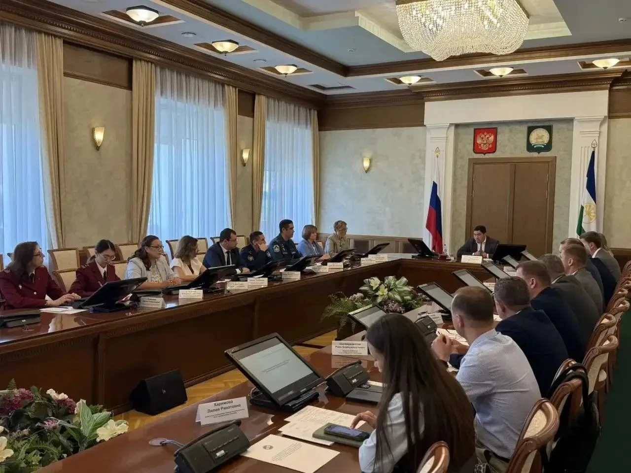 Сегодня в Правительстве Республики на  заседании санитарно-противоэпидемической комисси...