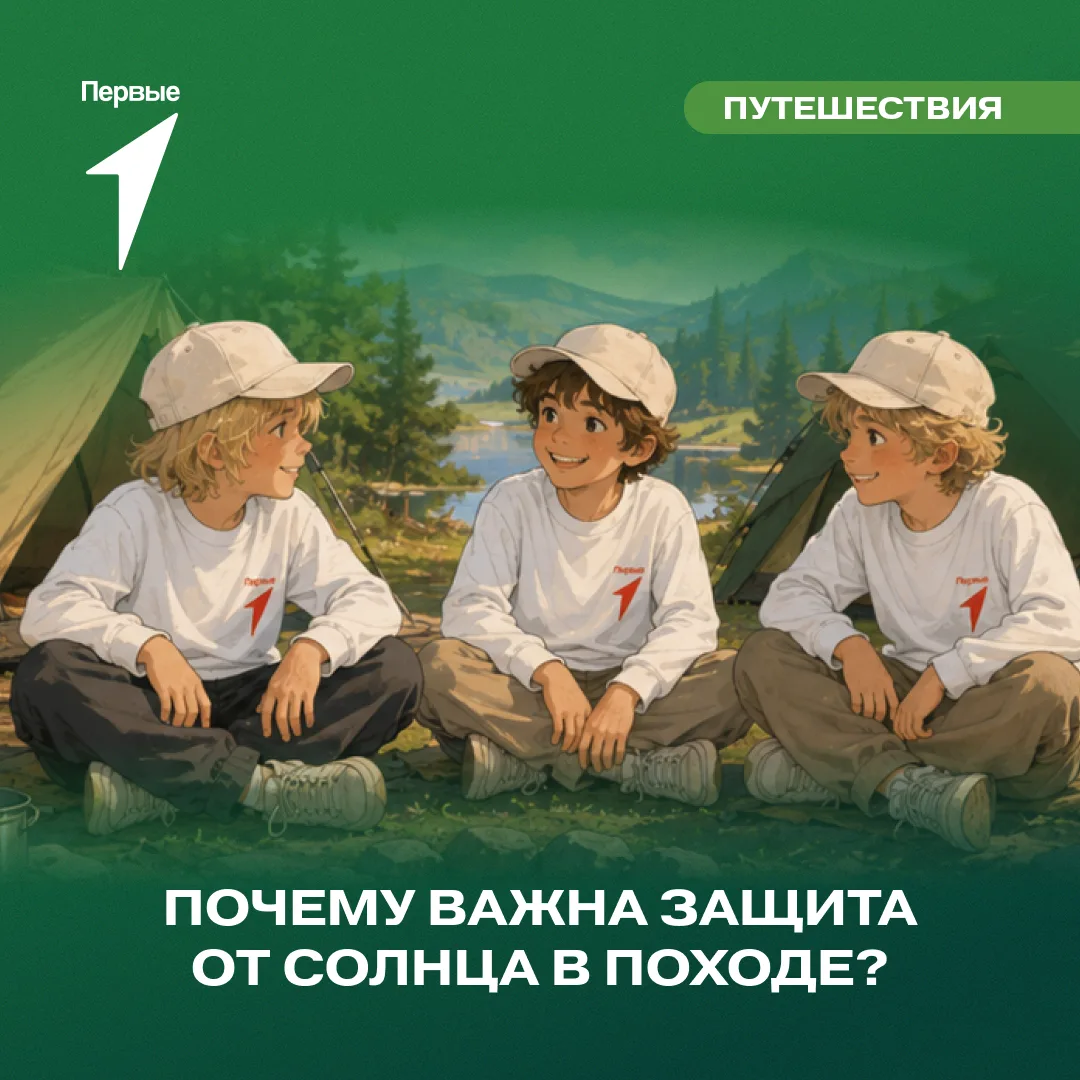 ☀️ Солнце — это радость, но только если ты под защитой!

В походе большую часть времени ты проводишь