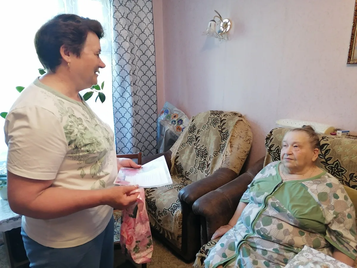 20 мая, сотрудники Центра социального обслуживания, в рамках акции «Праздник на дом» по...
