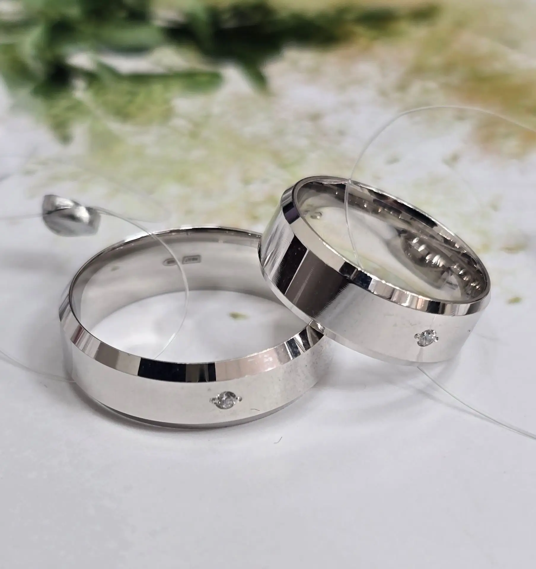 Обручальные кольца из серебра 925°