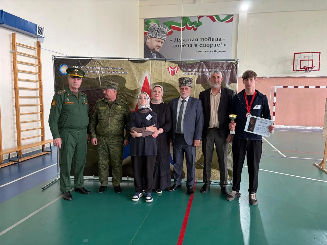 Команда нашей школы «Штурмовой прицел» достойно представила учебное заведение на респуб...