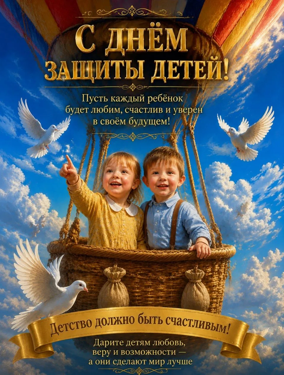 ☀️С Днем защиты детей!
