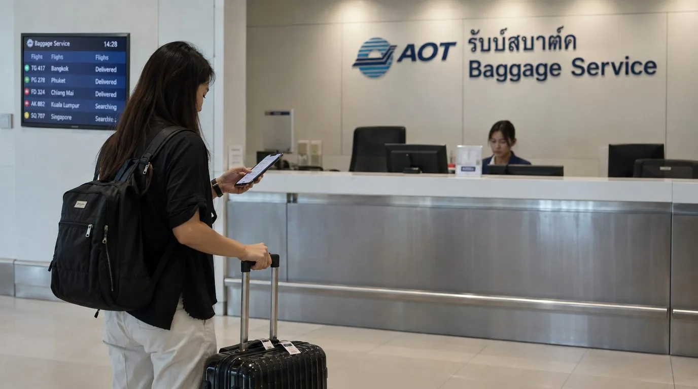 Застрявший багаж Thai Airways теперь выдают круглосуточно, но уже не в терминале