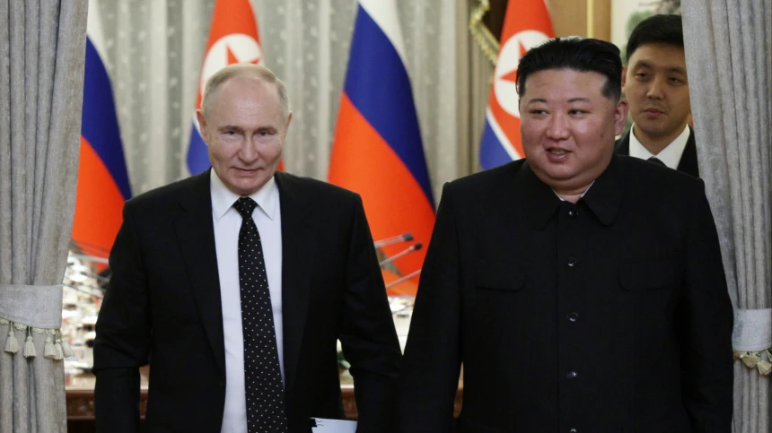 Северная Корея всегда будет вместе с  Россией

«Последовательно поддерживать внутреннюю и внешнюю по