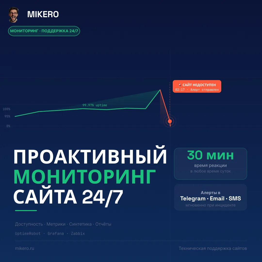 Что такое проактивный мониторинг и зачем он вашему сайту

Большинство компаний узнает о падении сайт