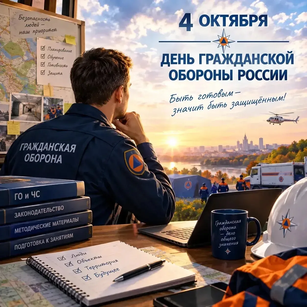 🛡️ 4 октября — День гражданской обороны!