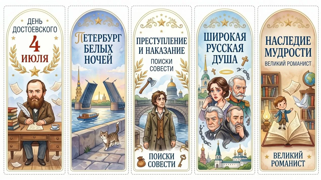 4 июля — День Достоевского: праздник великой литературы 📚