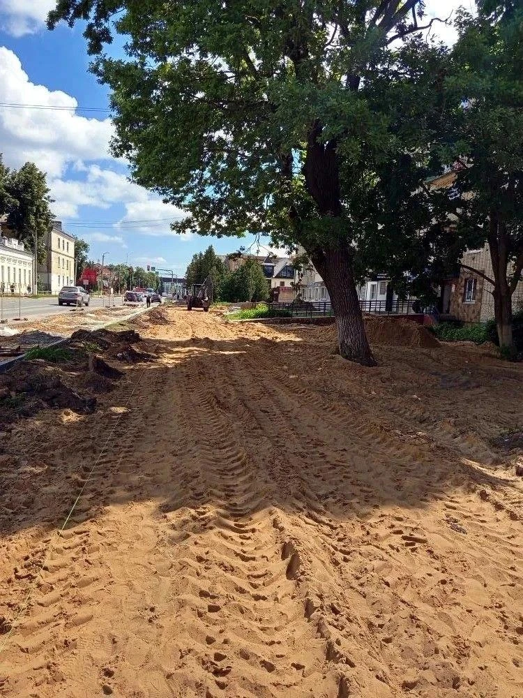 В Александрове появится новая точка притяжения: на улице Ленина началось масштабное благоустройство

