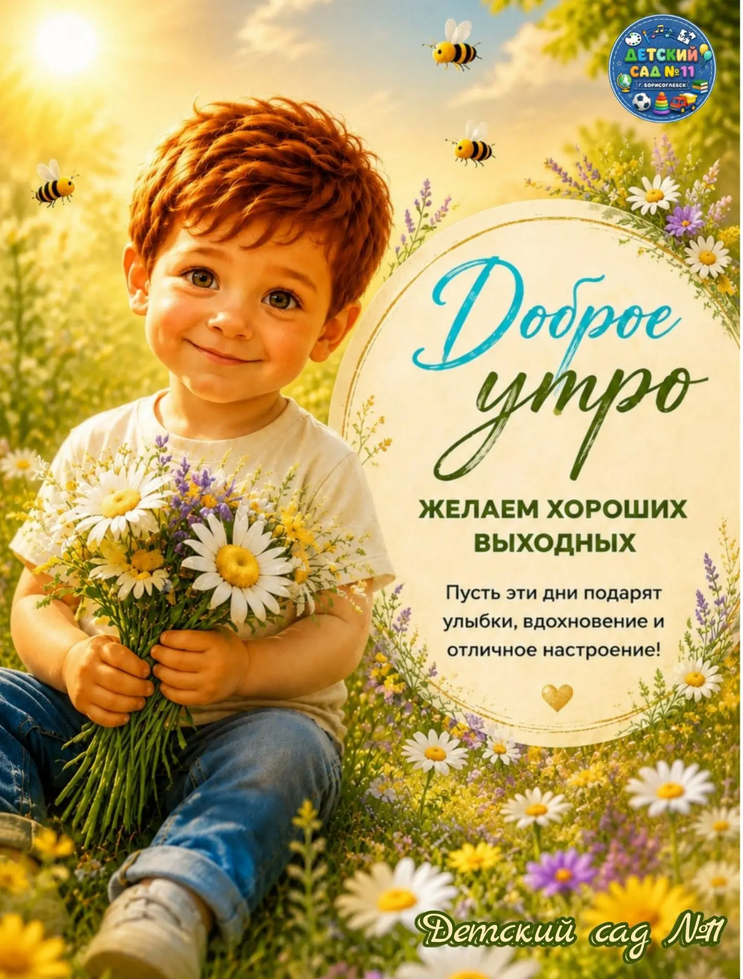 Дорогие друзья, родители и наши маленькие воспитанники!

Желаем вам замечательных выходных! 
Пусть э